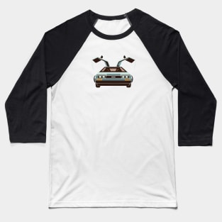 Back to the Future Day – Delorean Baseball T-Shirt